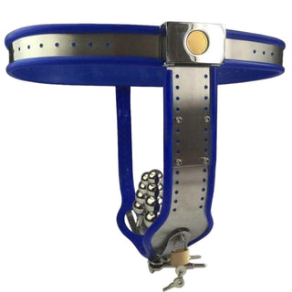 You are looking at an image of Total Submission Female Chastity Belt in seductive black color