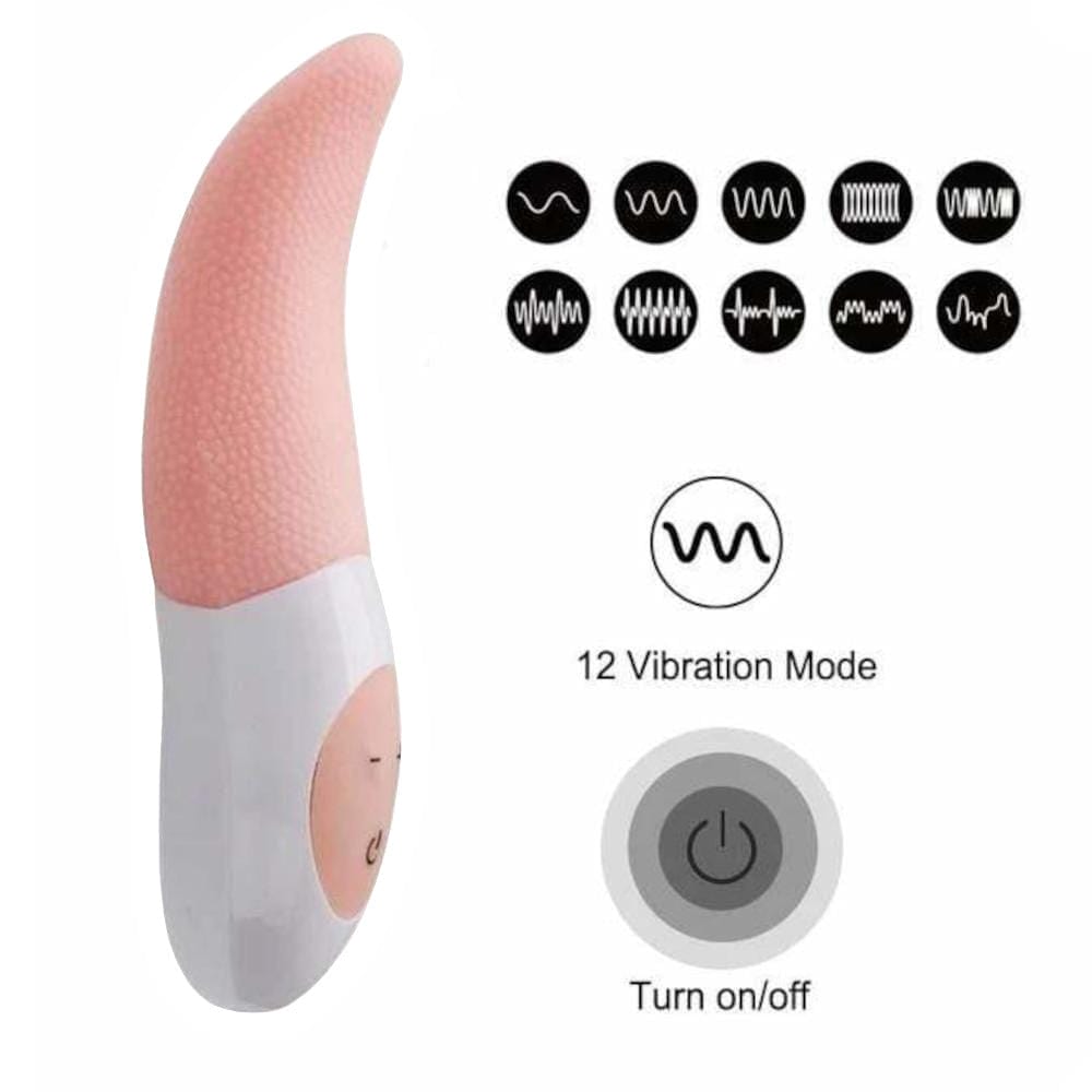 Powerful Sucking Clit Stimulator Oral Tongue Orgasm Vibrator