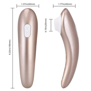 This is an image of Chic Tit Toy Portable Stimulator Vibrator Nipple Sucker with 1 suction vibrator and 1 magnetic cable charger