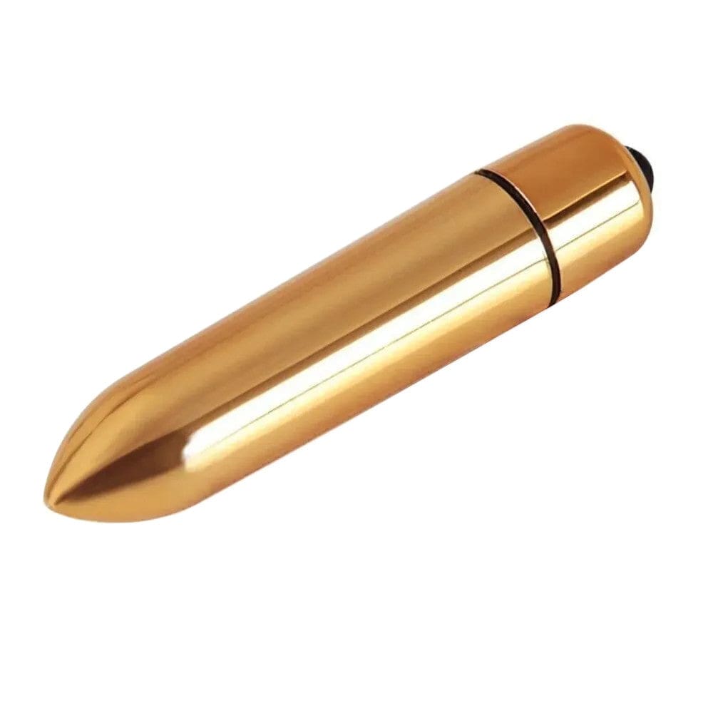 You are looking at an image of Bullet Vibrator 10-Speed Gold Toy from Lovegasm store.