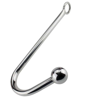 Stainless-Steel Anal Hook with Various Bead Sizes, 9 Inches Long BDSM Toy