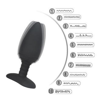Check out an image of Shock And Awe Anal Vibrator Remote featuring a threaded neck for enhanced sensation.