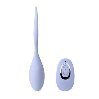 A close-up of the silicone material used in the Sperm-like Vibrating Kegel Balls 2pcs Set.
