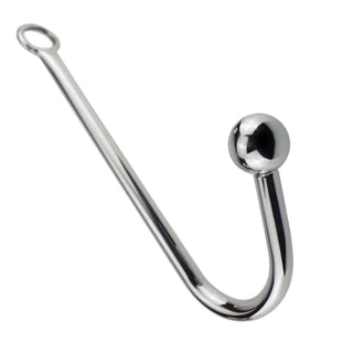 Image of Stainless-Steel Anal Hook showcasing different bead sizes for intense stimulation