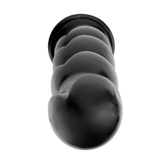 Silicone Pleasure Dilator Beaded Dildo with 9-inch length and 1.97-inch width for fulfilling sensations.