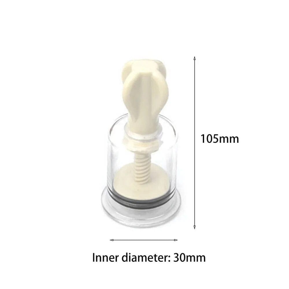 6 Sizes Suction Plastic Toy Nipple Sucker made from ABS Plastic, ensuring durability and body-safe use.