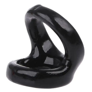 This is an image of a flexible Cock and Ball Ring with two rings for a perfect fit.