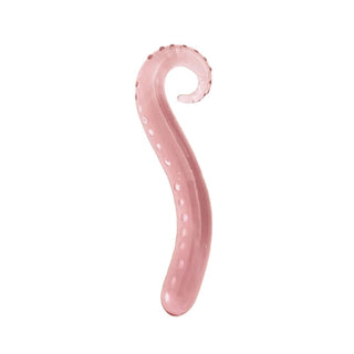 Image of a Pink Glass Octopus Tentacle Dildo, easy to clean with warm soapy water, maintaining its perfect condition for long-lasting pleasure.