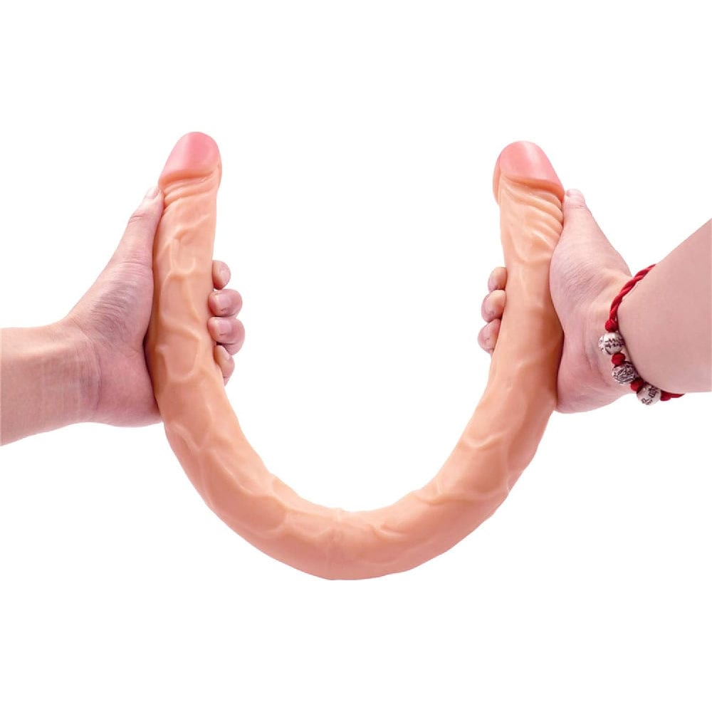 22-inch long double-ended dildo for extreme blissful days ahead, perfect for solo or shared play.