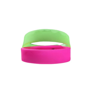 Image of Adjustable Silica Gel C Ring in eye-catching rose red color
