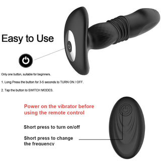 This is an image of the wireless remote control for the Targeted Thrusting Massager Aneros Butt Plug Anal Vibrator.