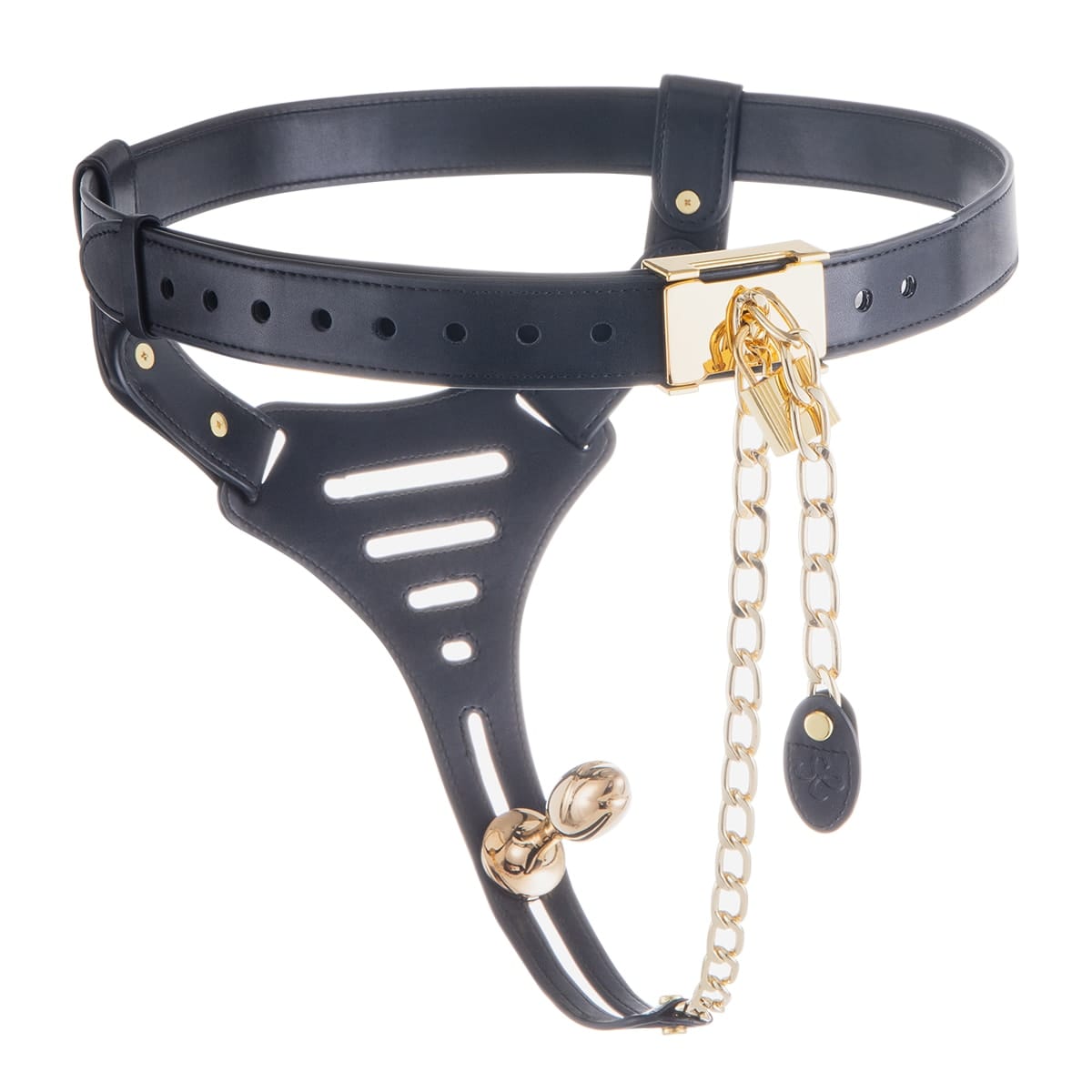 A visually appealing image of SEVANDA Female Chastity Belt, symbolizing submission and surrender to a dominant partner.