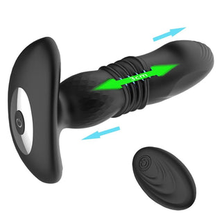 Displaying an image of the premium silicone material of the Targeted Thrusting Massager Aneros Butt Plug Anal Vibrator for comfort and safety.
