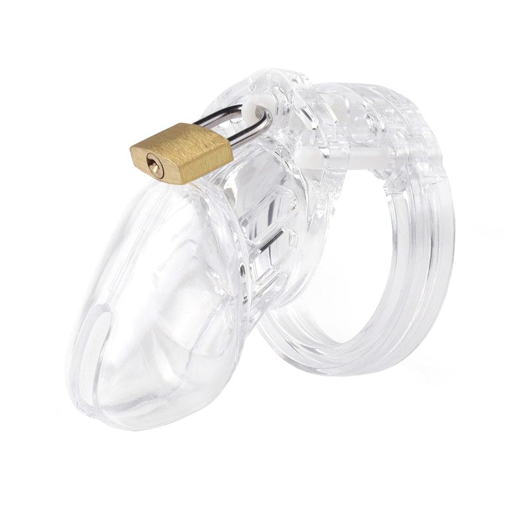 What you see is an image of Cum Spectator Resin Cage, the perfect fit for every man with a thoughtful design that considers both physical and psychological aspects of chastity play.