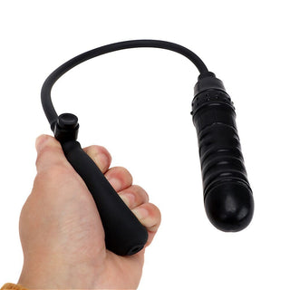 Featuring an image of Harbinger of Intimacy Silicone Inflatable Plug in black color, adding an exotic flair to your intimate experiences.