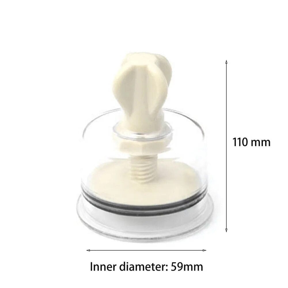 6 Sizes Suction Plastic Toy Nipple Sucker, easy to clean with warm water and mild soap for lasting enjoyment.
