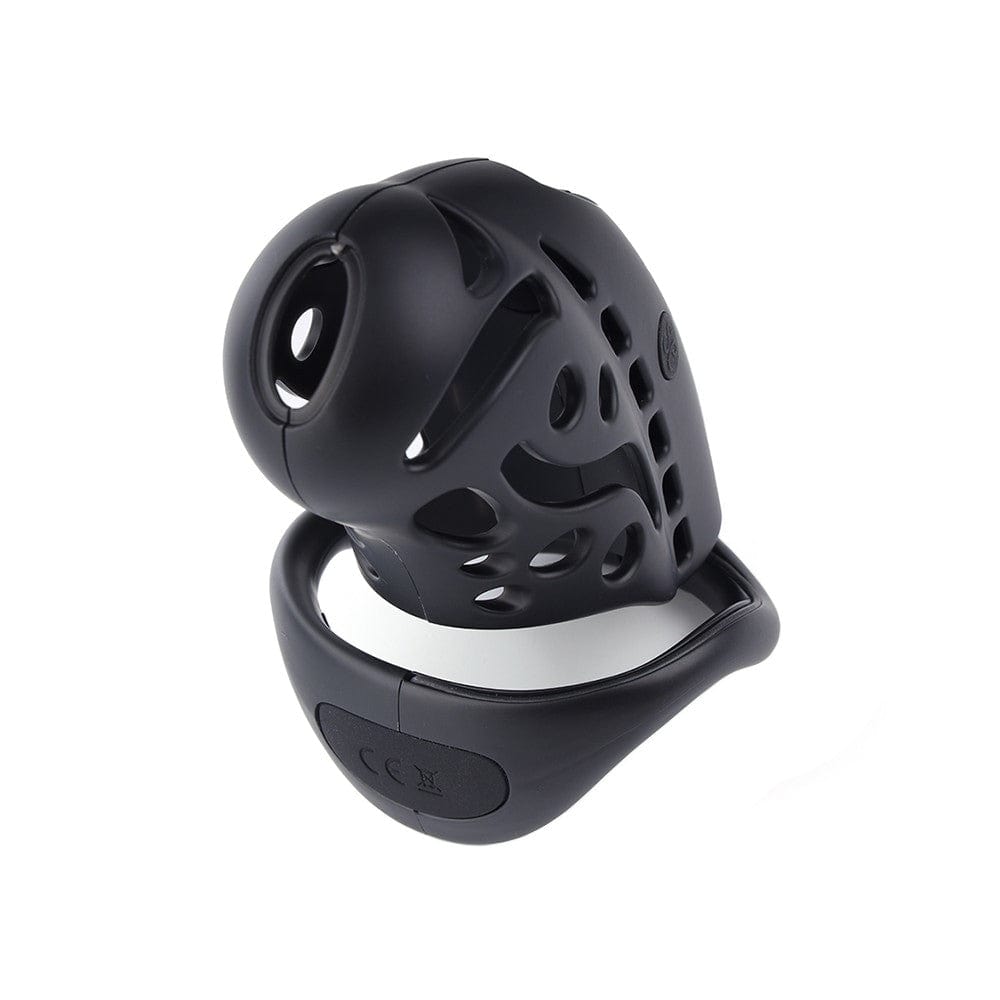 Feast your eyes on an image of Sevanda Nautilus Shock Electric Silicone Chastity Device for sale at Lock the Cock.