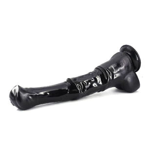Observe an image of The Incredible Monster Horse Dildo with a suction cup base for stable mounting on any flat surface, ensuring a wild ride to ecstasy.