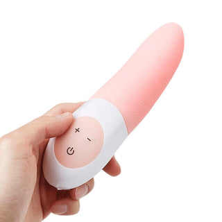 An image showing the 6.69-inch tongue vibrator with a width of 1.57 inches, crafted from soft silicone for safety and comfort during intimate moments.