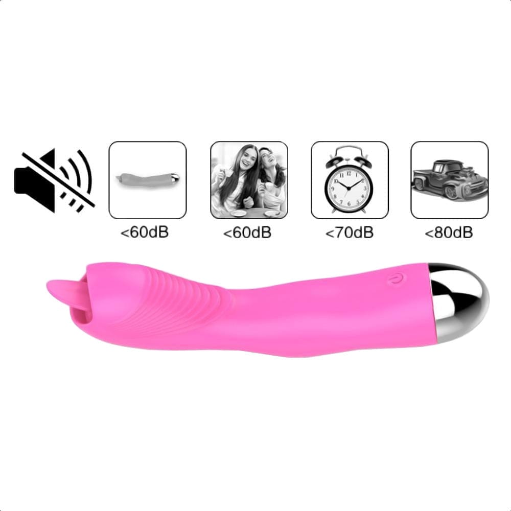 Witness the smooth and silky texture of this image of Go Deeper Clit Oral G-Spot Stimulator