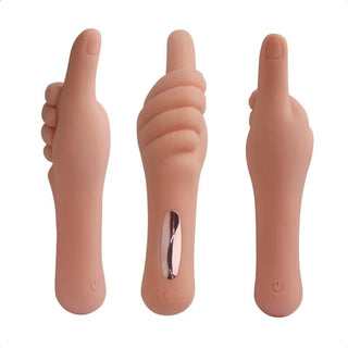 Thumbs Up Hand Vibrator offering ten different vibration patterns for varied sensations