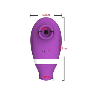 Pictured here is an image of the Oral Stimulator Tongue for Women Deprived Clit Sucker Vibrator Nipple with a USB cable charger.