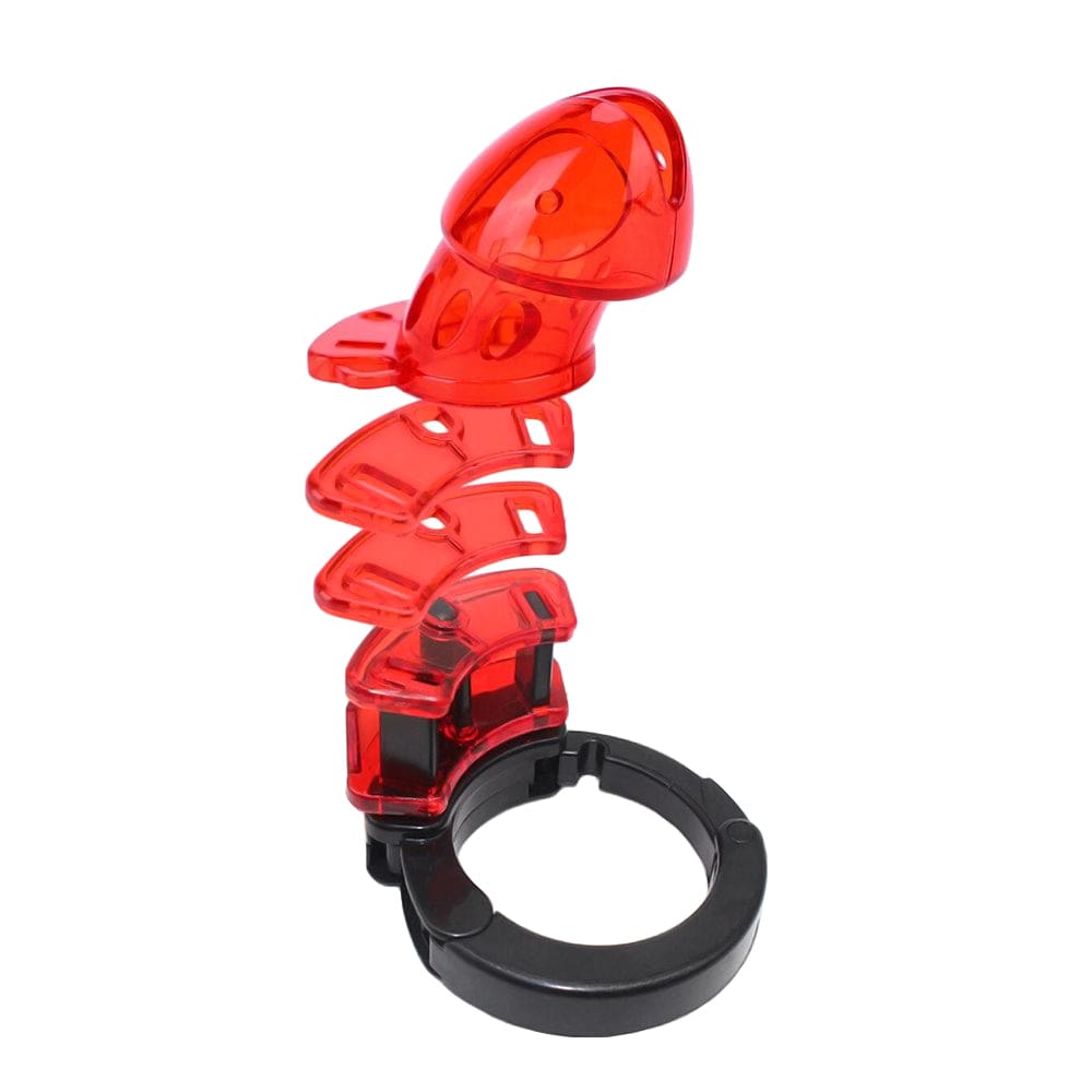 This is an image of Electric High Intensity Shock Chastity Cage with an electroshock mechanism.