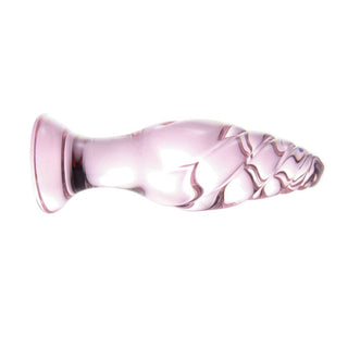 Discover a journey of sensual discovery with the Pink Enchantress Crystal Butt Plug Glass.