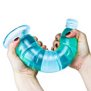 Water Bottle Plug Toy in royal purple, large size for size queens seeking fulfilling experience.