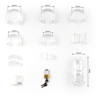 Feast your eyes on an image of Cum Spectator Resin Cage, a durable and comfortable chastity device crafted from high-quality resin, offering a balance of confinement and release.