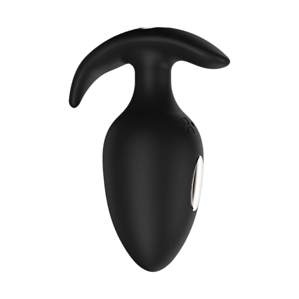 An image showcasing the sleek shape and texture of Thunderbolt Silicone Bluetooth Anal Vibrator Butt Plug for Men Beginner Training Kit.