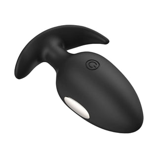 A detailed image of the QIUI app paired with Thunderbolt Silicone Bluetooth Anal Vibrator Butt Plug for Men Beginner Training Kit for remote-play possibilities.