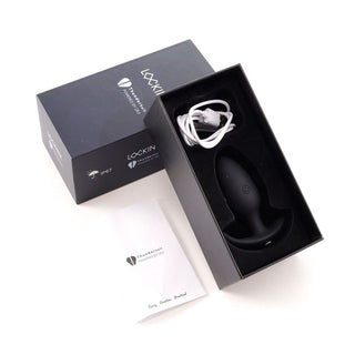 An image highlighting the combination of vibration and electric sensations of Thunderbolt Silicone Bluetooth Anal Vibrator Butt Plug for Men Beginner Training Kit.