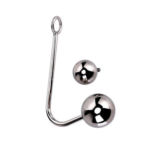 Pictured here is an image of Stainless Steel Anal Hook With Removable Balls Men for unparalleled pleasure and sensuous play.