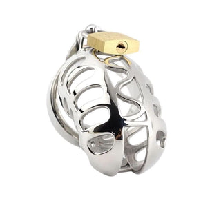 Detailed look at Cobra Restraint Metal Cage with compact dimensions for comfortable wear.