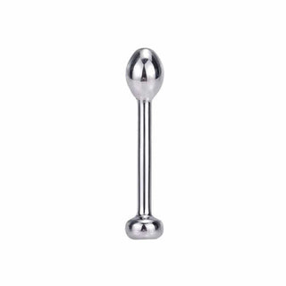 This is an image of a stainless steel penis plug ensuring comfort and safety during intimate moments.