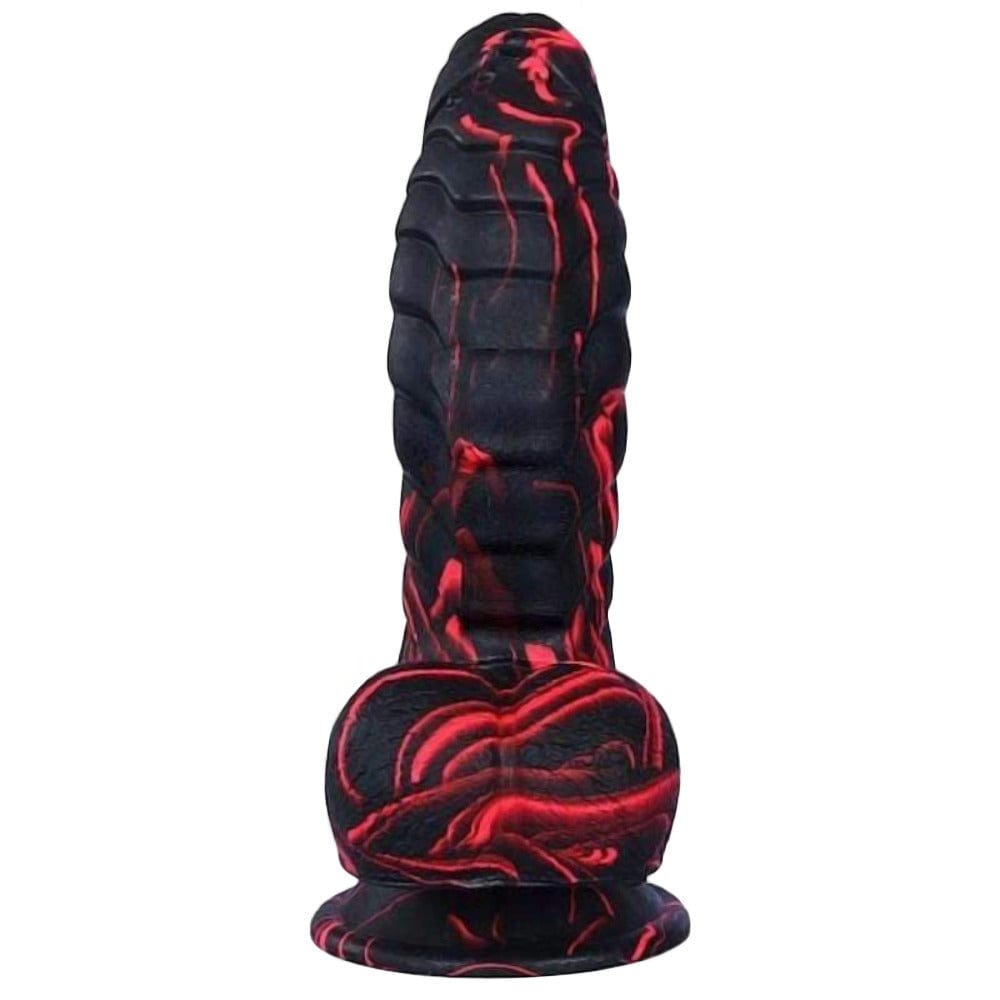 Featuring an image of Dinosaur Dragon 7 Huge Thick Monster Silicone Animal Dildo For Women with a suction cup for versatile use.