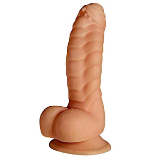 Presenting an image of Dinosaur Dragon 7 Huge Thick Monster Silicone Animal Dildo For Women in Brown color.