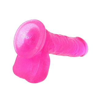 Lifelike 6" Dildo With Testicles and Suction Cup