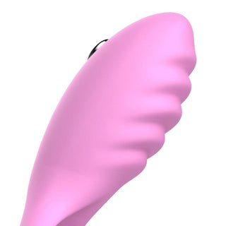 Super Stretchy Pink Dick Ring Vibrator - A close-up of the uniquely designed intimacy ring with a generous size and secure fit for heightened pleasure.