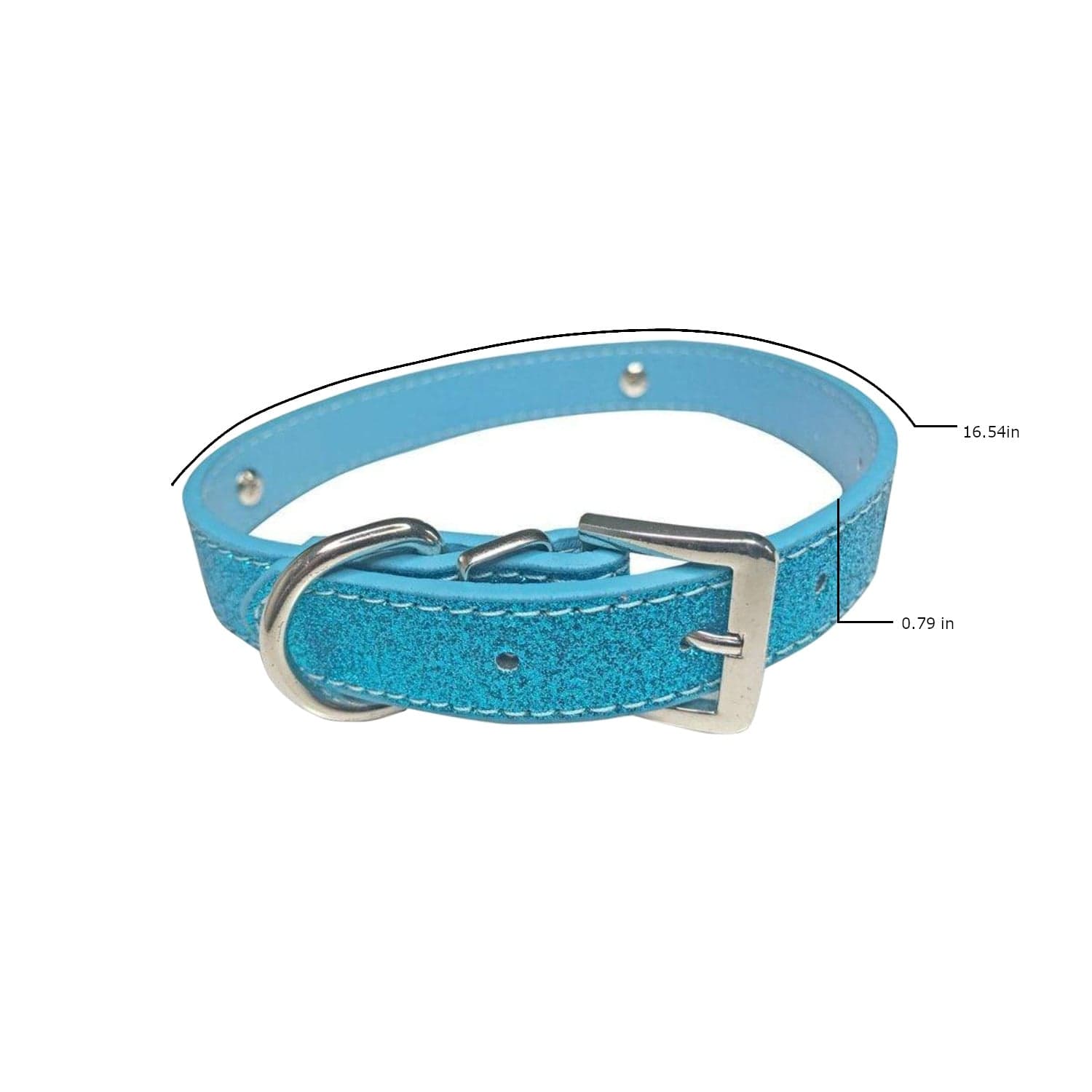 This is an image of Daddies Little Girl Choker Non-Leather Collar showcasing its durable, adjustable buckle.