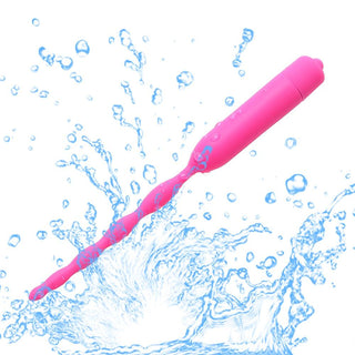 Hot Pink Vibrating Penis Plug Urethral Plug Sex Toy For Men