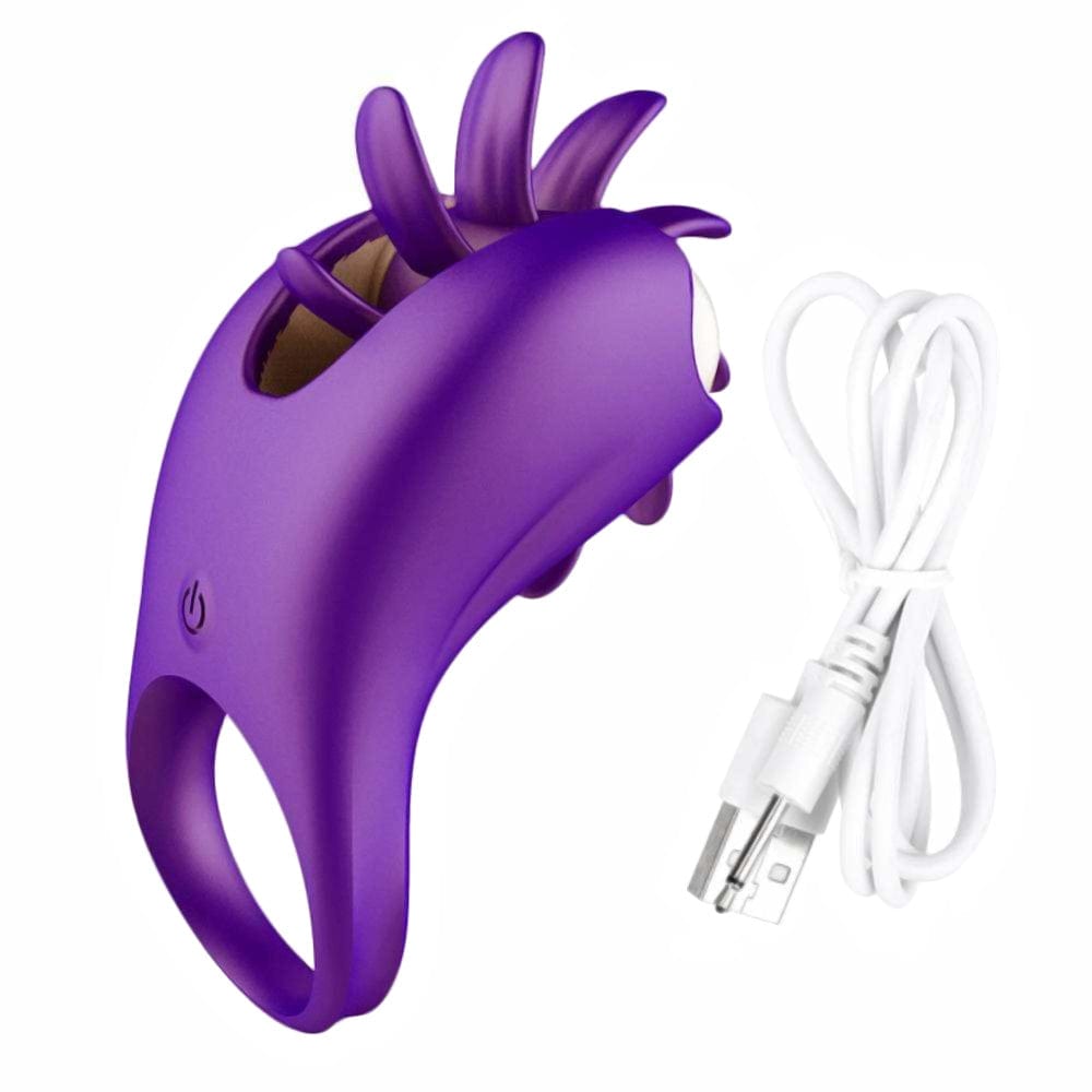Compact and powerful Tongue Vibrator measuring 3.54 inches in length.