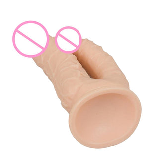 Silicone Double Penetration Dildo With Suction Cup providing safe and unlimited orgasms.