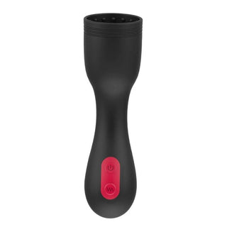 View Glans Trainer 9-Mode Penis Masturbator crafted from high-grade silicone and ABS for comfort and durability.