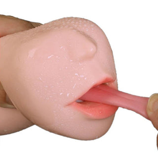 Intimate Toy featuring seductive lips, flexible tongue, and ridged palate for ultimate pleasure.