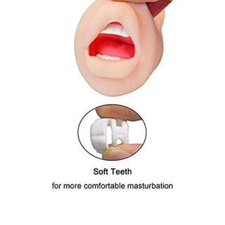 The dimensions of the Deepthroat Sucker Realistic Male Stroker Blowjob Toy: 7.00 inches in full length and 5.50 inches penetrable length.