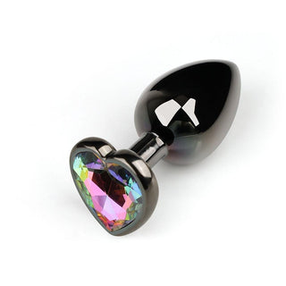 Picture of metal anal plugs with smooth texture and flared base for safe and comfortable use.