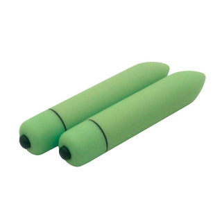 Presenting an image of Waterproof Discreet Oral Quiet 10-Speed Clit Bullet Vibrator Mini in green color