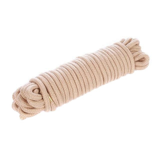 Check out an image of Soft Shibari Cotton Rope Play showing the possibilities of complex Shibari knots and designs.